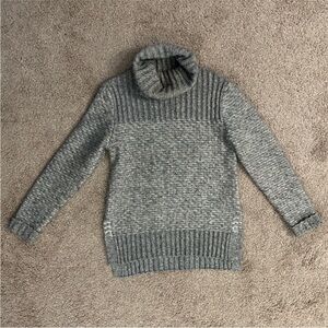 Banana Republic Italian Yarn Wool Blend Turtleneck – XS coastal, fisherman core